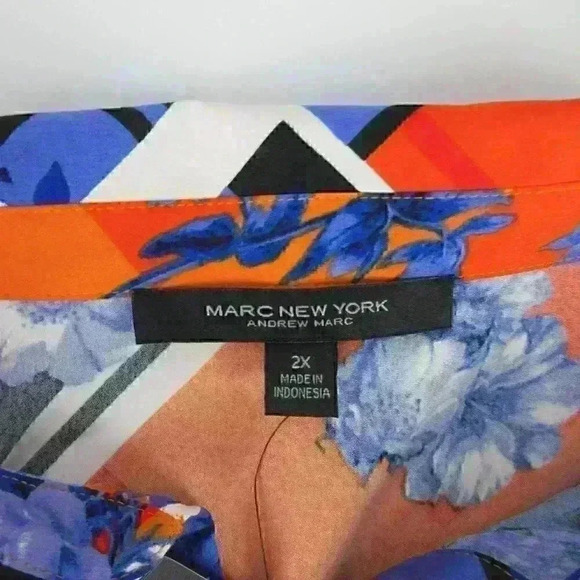 NWT $59 Marc New York Womens Plus Size 2X & 3X Top - Picture 7 of 9